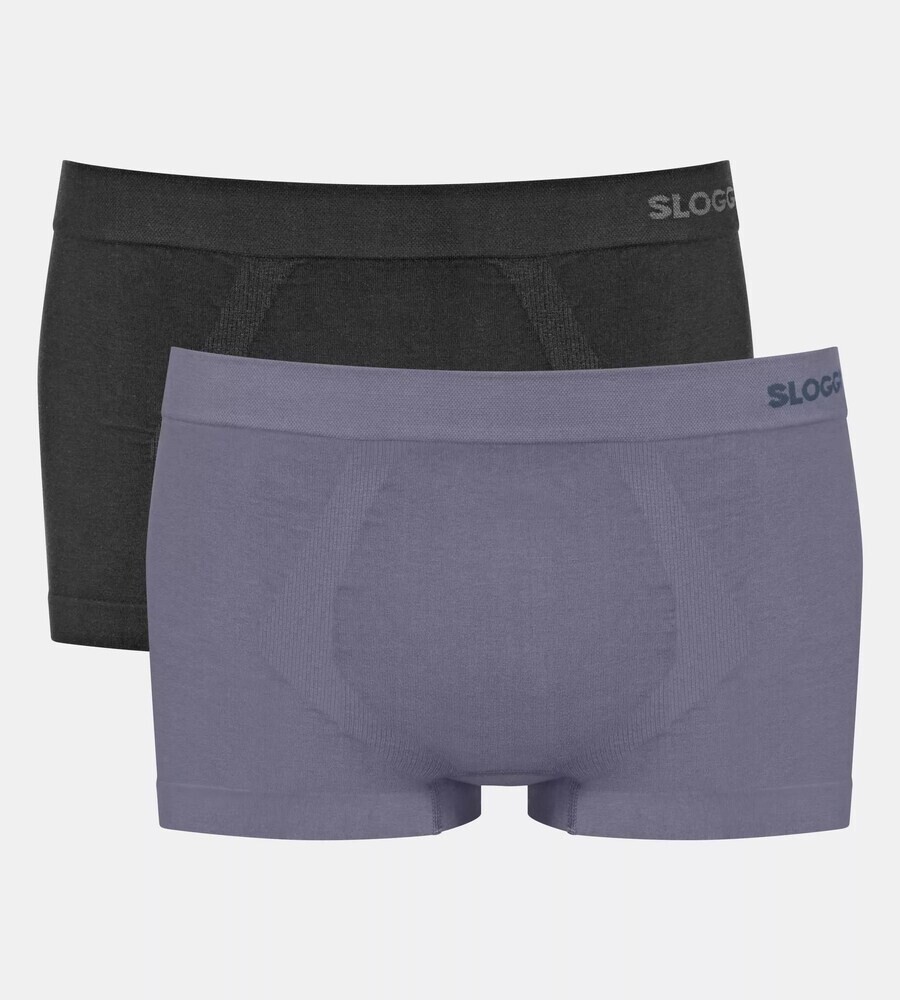 

Трусы SLOGGI Boxer shorts GO, цвет grey/black