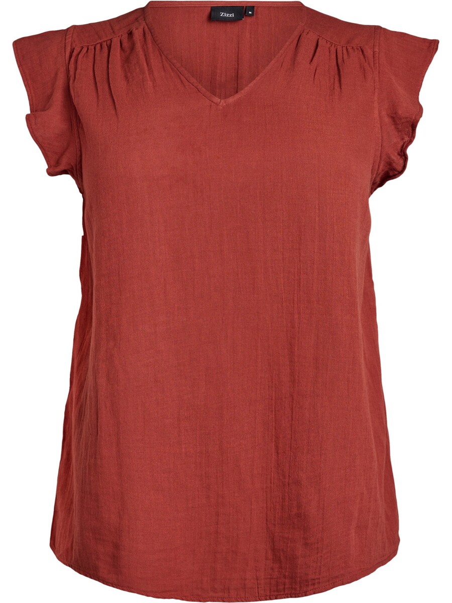 

Блуза Zizzi Vvivu, цвет Cherry red