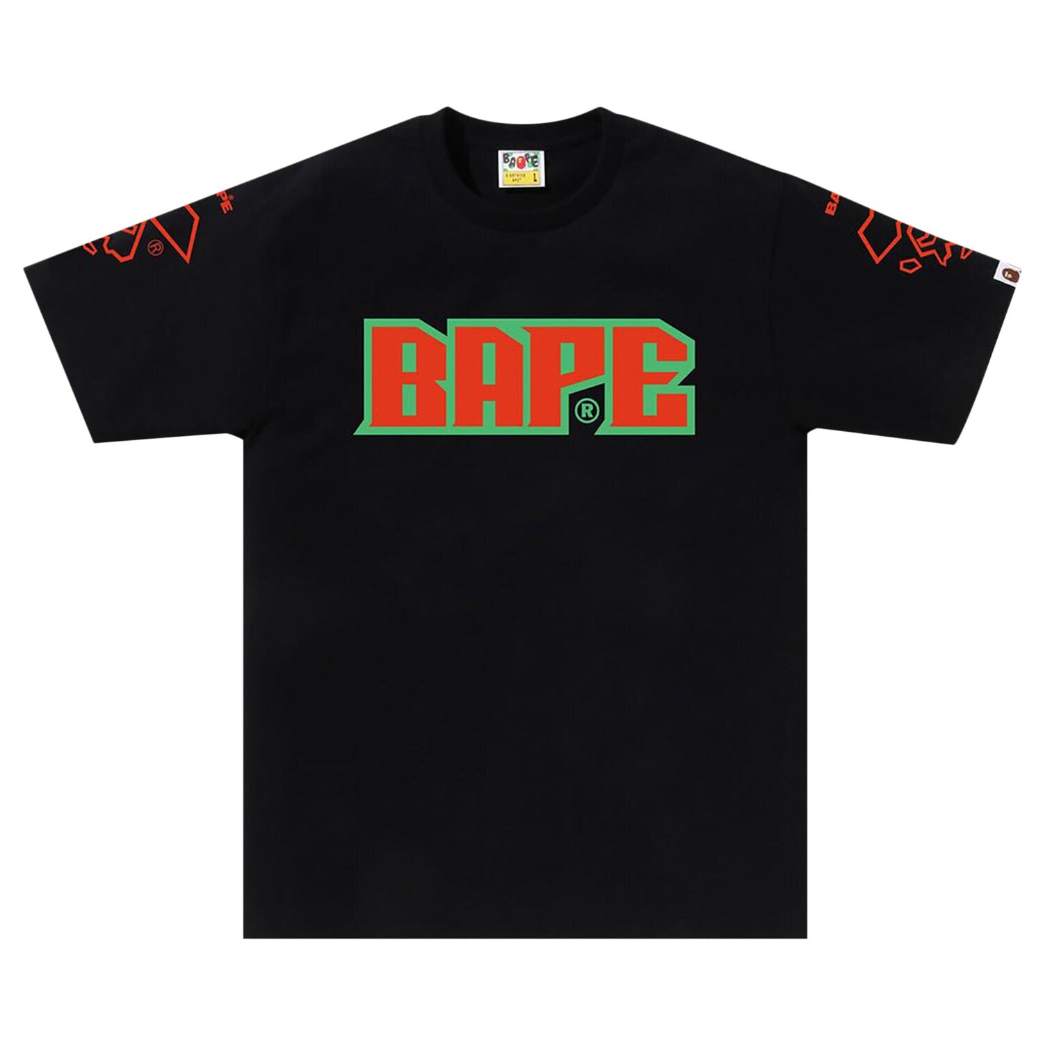 

Футбольная футболка BAPE, черная, Черный, Футбольная футболка BAPE, черная