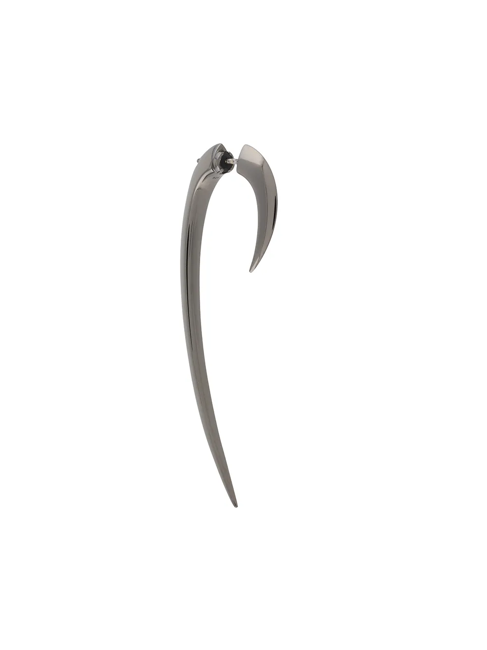 

Крупная единичная серьга в форме крючка Shaun Leane, черный