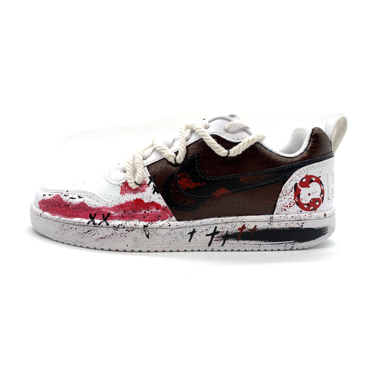 

Кроссовки Nike Court Borough Skateboarding Shoes Men Low-top White, белый