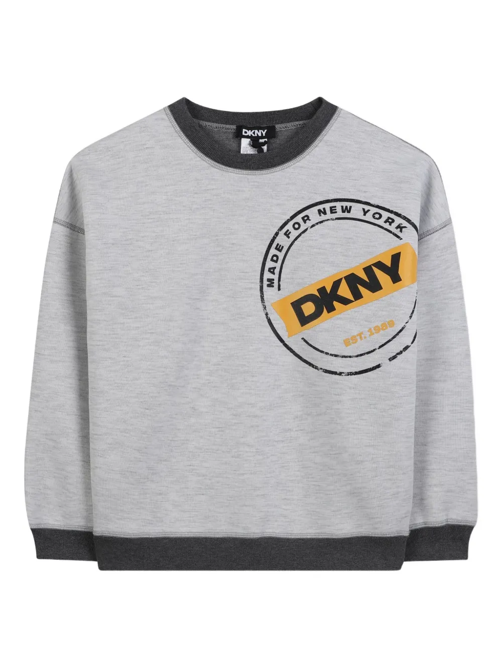 

Толстовка с логотипом Dkny Kids, серый