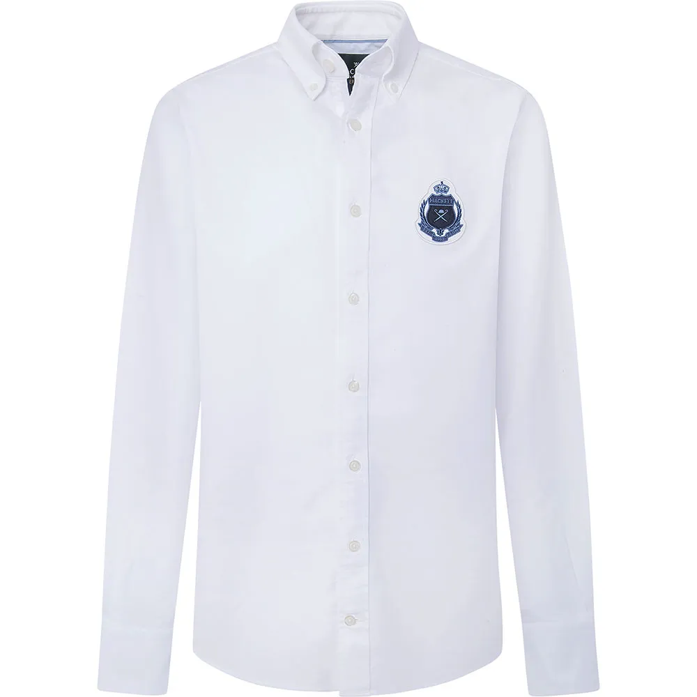 

Рубашка Hackett Heritage White Oxford, белый