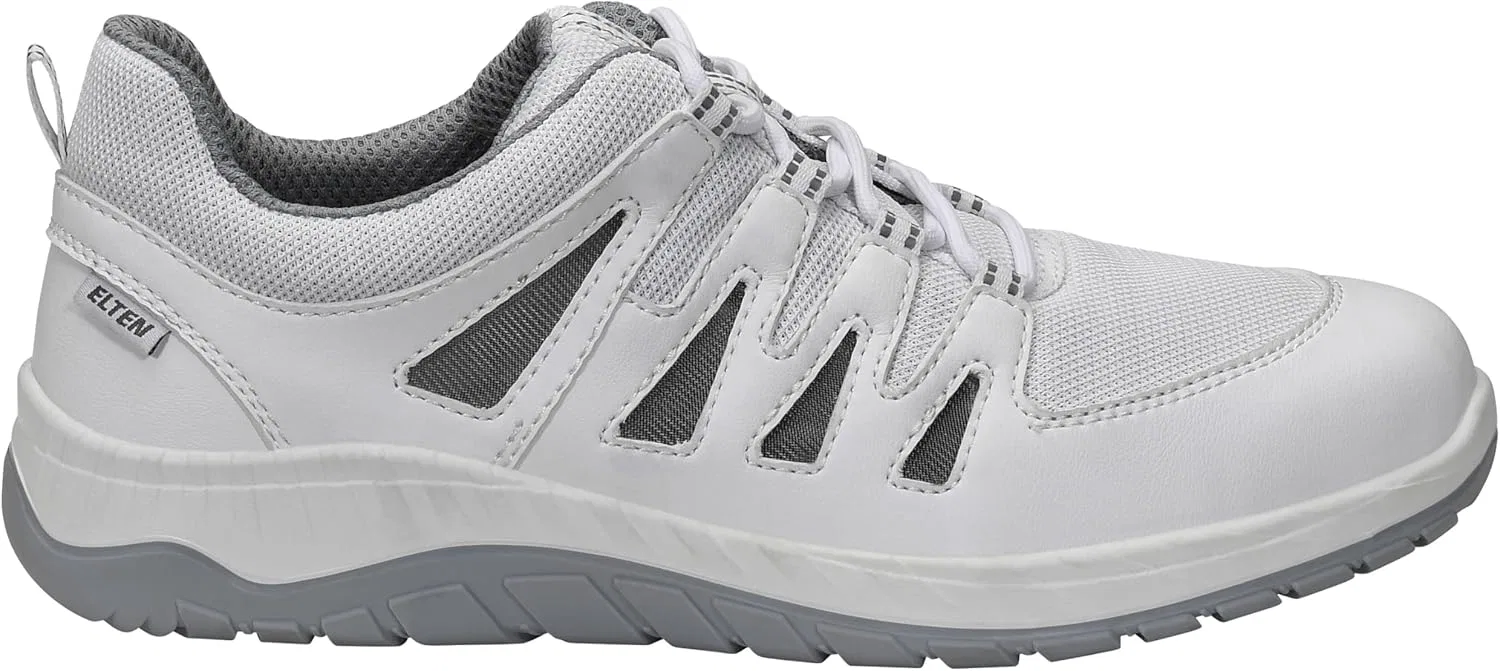 Рабочие ботинки ELTEN Maddox Air Mesh White Low ESD O1, женские и мужские, текстильные, легкие, спортивные — фото 3