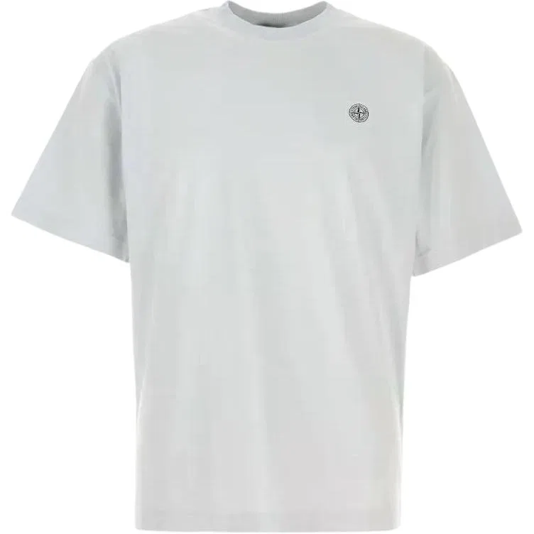 Футболка с патчем Stone Island Logo Crewneck, синяя