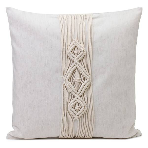 

Чехол на подушку Gözze Boho Style, 50x1x50 см, кремовый