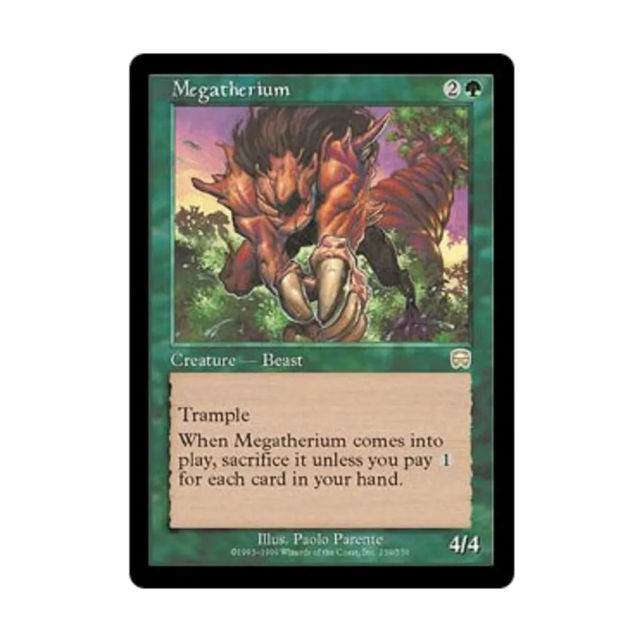 

CCG Мегатерий ( клавиша R), MTG - Mercadian Masques