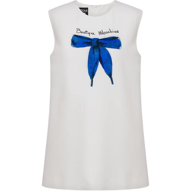 

MOSCHINO Женская белая майка Tank Tops