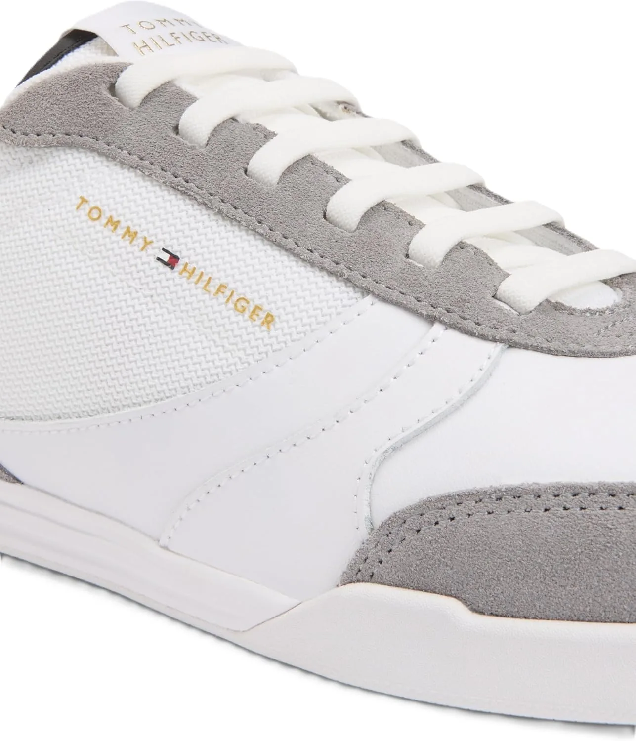 Мужские низкие кроссовки Tommy Hilfiger Lopro LTH Mix RWB Fm0fm05826, белый — фото 2