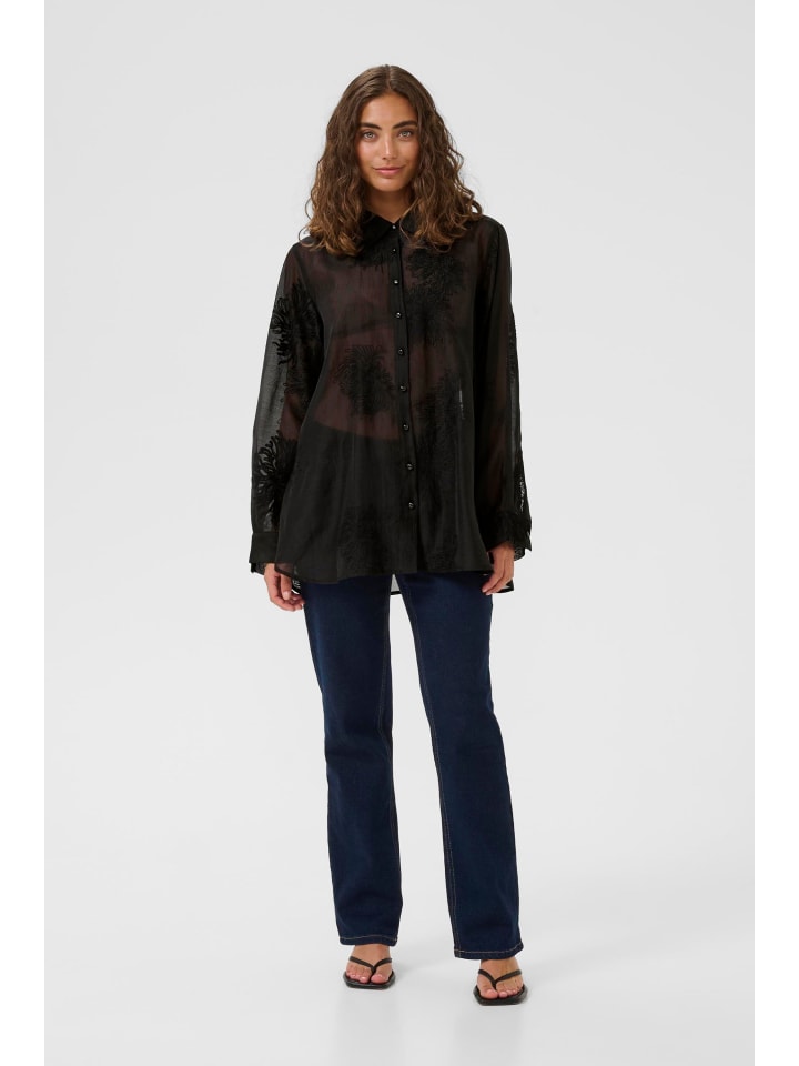 

CULTURE Рубашка с длинными рукавами - классический крой CUanlizel, черный цвет