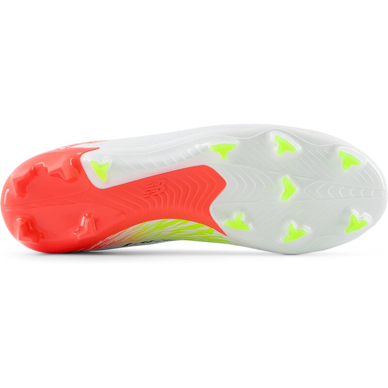 Футбольные бутсы для газона furon team fg v8 New Balance, белый — фото 2