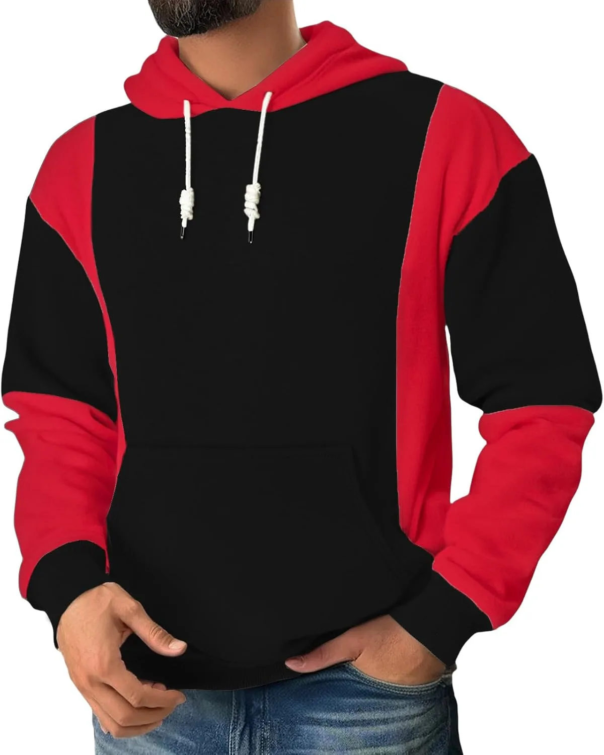 

Толстовка с капюшоном для тренировок мужская Color Block XDFVC