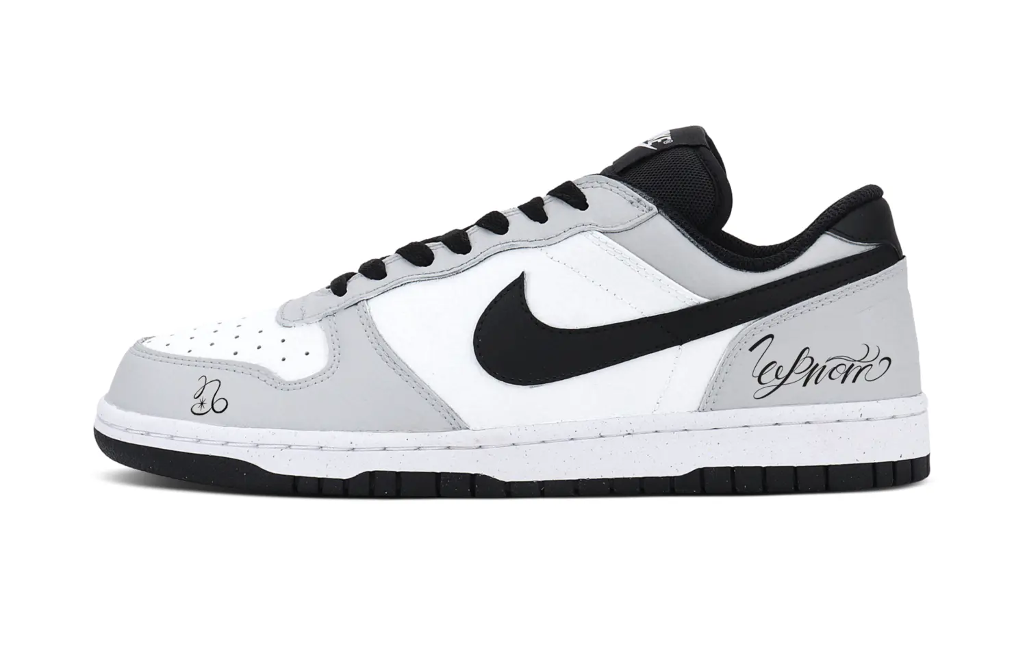 

Nike Кроссовки для скейтбординга Big Cushioning с амортизацией, износостойкие, противоскользящие, низкие, унисекс, бело-серые