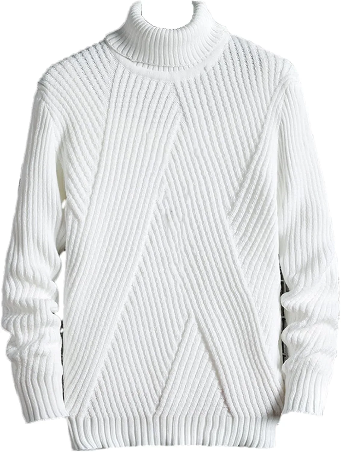 

Мужской повседневный водолазка-пуловер с длинным рукавом в полоску