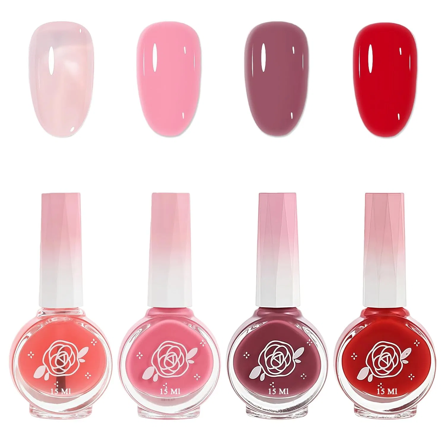 Набор быстросохнущих лаков для ногтей Virellay, Pink Set.