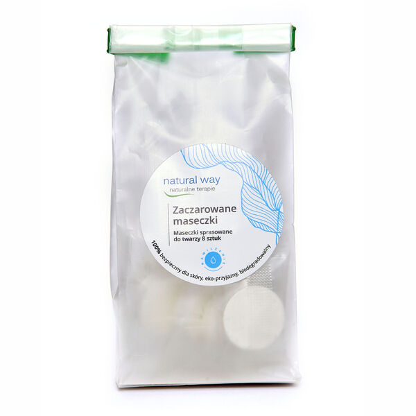 

Увлажняющие тканевые маски для лица, 8 шт. Natural Way