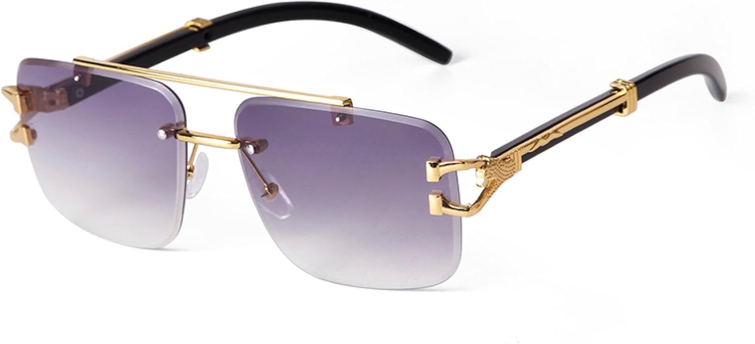 

Солнцезащитные очки с защитой от УФ-излучения UV400 | Градиентный синий, двойная перемычка | Для женщин и мужчин, для занятий спортом на открытом воздухе и вождения DSVIGF, 09