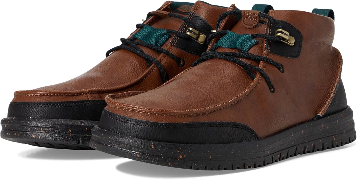 

HEYDUDE Мужские ботинки Брэдли Чукка, черный/коричневый