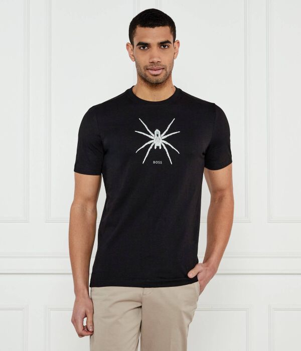 

Футболка te_spiderbat Regular fit Boss Orange, черный
