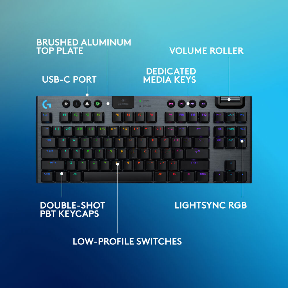 Lightspeed Lp Беспроводная механическая игровая клавиатура Logitech G G915 X ...