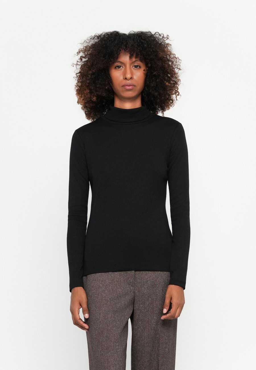 

Топ TOM TAILOR ROLLNECK, Deep Black/Black