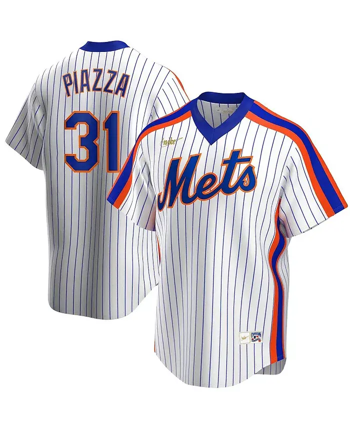 

Мужская бейсбольная майка Mike Piazza белого цвета New York Mets Home из коллекции Cooperstown Collection Nike