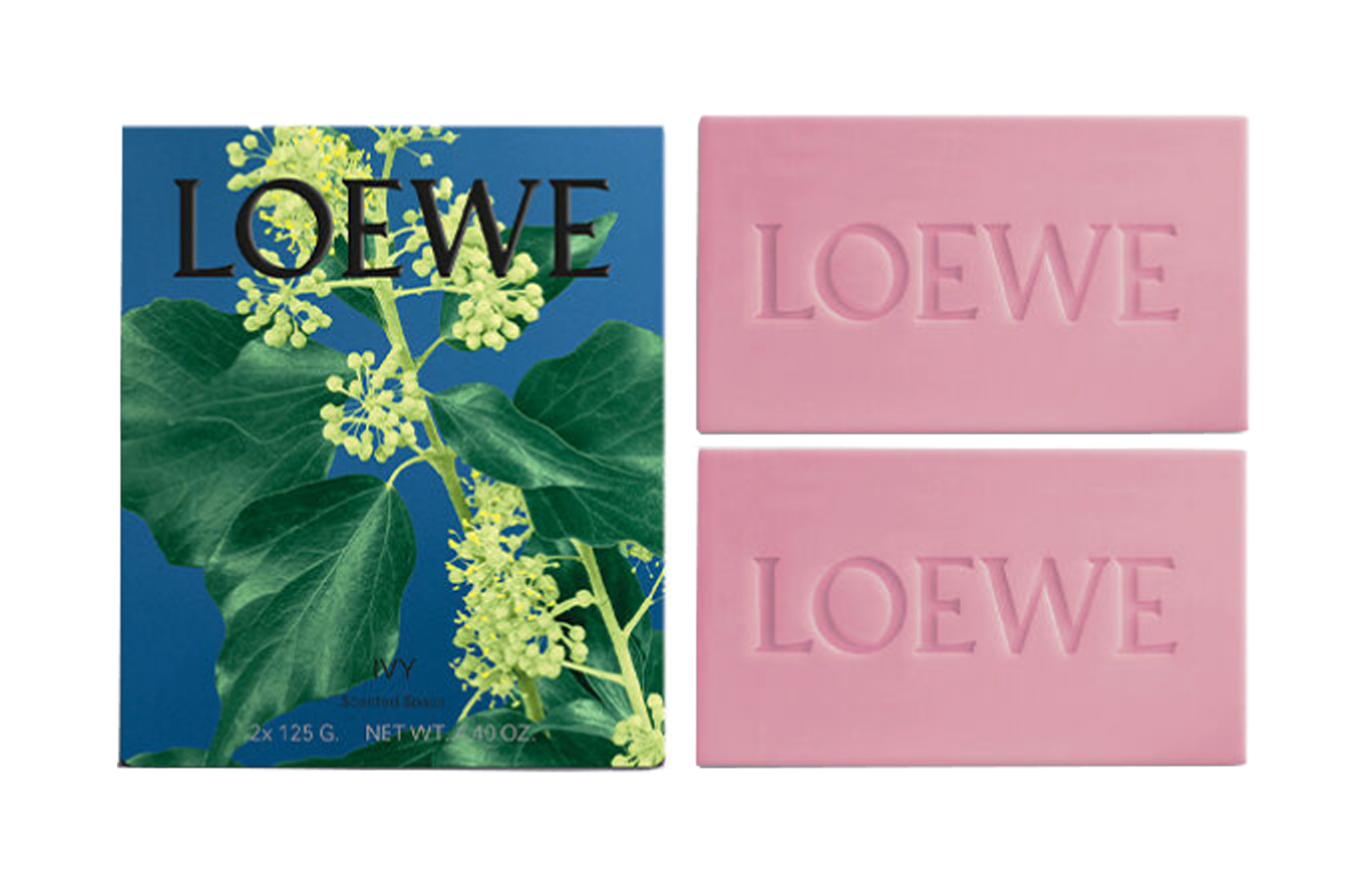 Айви малого размера твердое мыло глубокое очищение 125г*2/290г LOEWE — фото 2