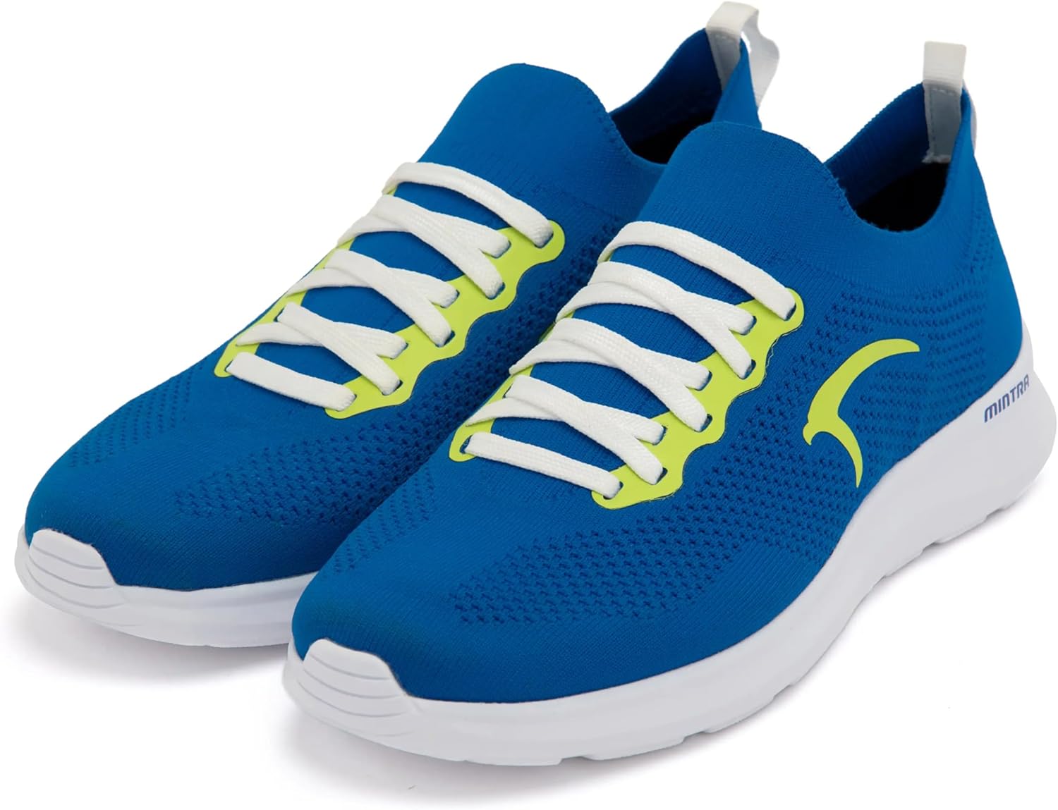 

Кроссовки Mintra Sports CAI Wire для мужчин, шнуровка, слипоны для ходьбы, бега, повседневной носки, путешествий, спортзала, вязаный верх, легкие кроссовки, дышащие и противоскользящие, черные/кислотно-лаймовые Mintra Office