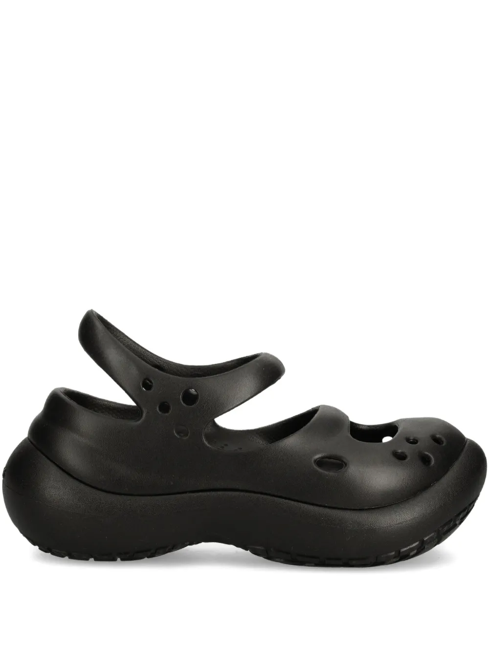Слипоны Phaedra с перфорацией Crocs, черный