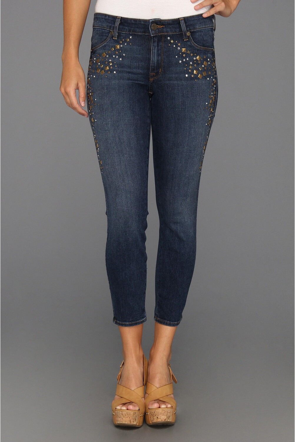 

Джинсы CJ by Cookie Johnson Believe Crop w/Studs in Kapili, цвет Kapili