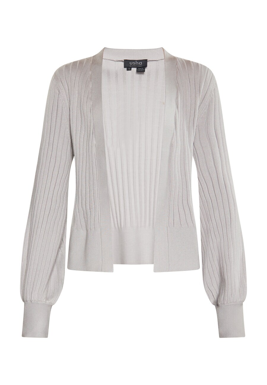 

Вязаный кардиган usha BLACK LABEL Knit Cardigan, светло-серый