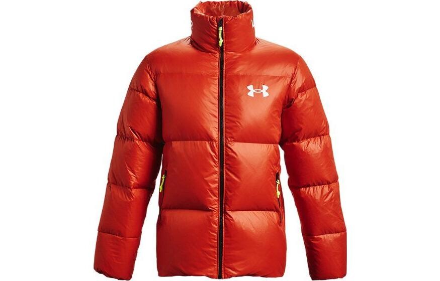 

Пуховик мужской оранжевый Under Armour