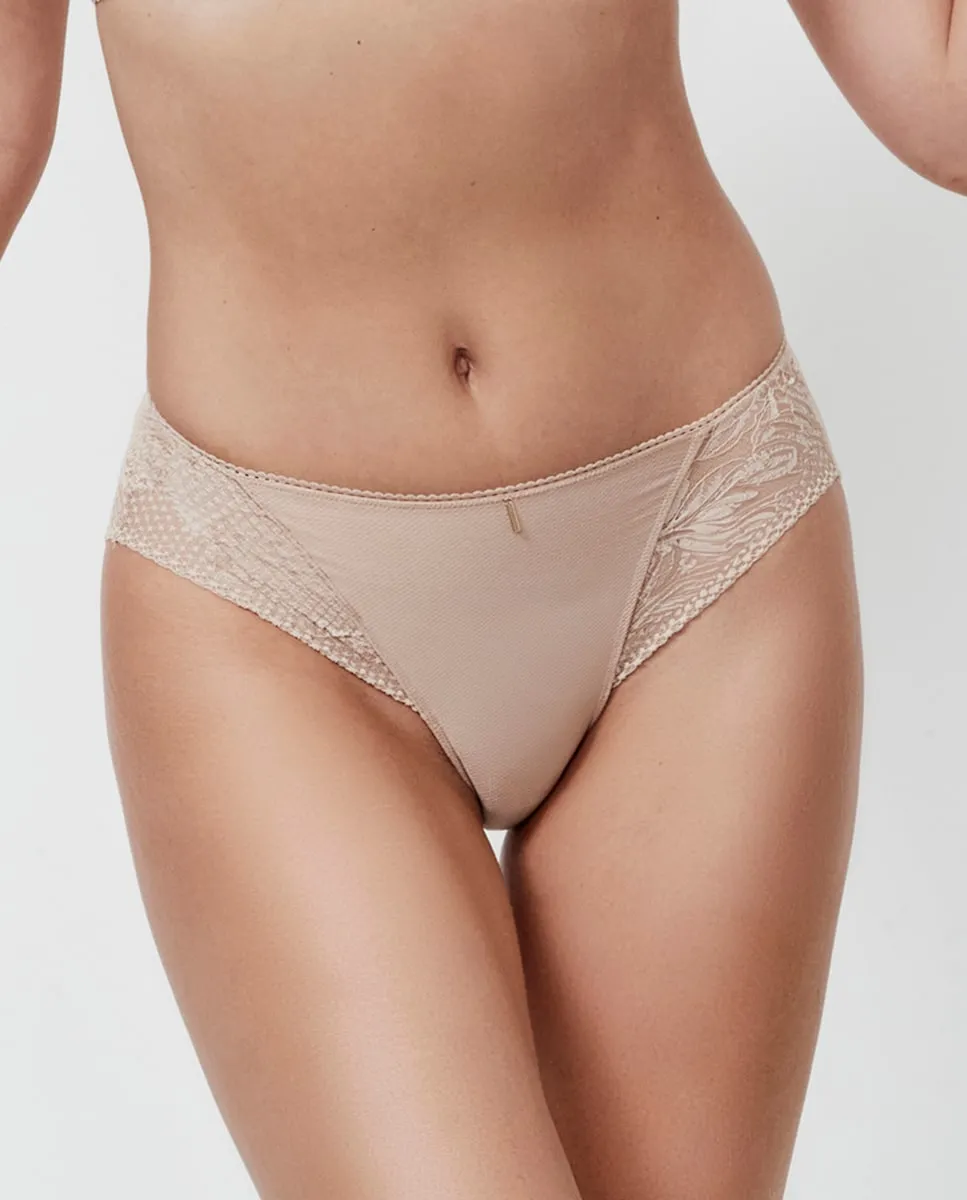 

Классические бикини с кружевом Selmark, светло-коричневый