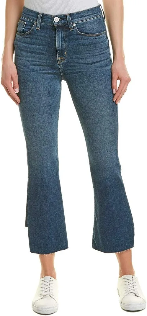

Женские джинсы HUDSON Holly High Rise, укороченные, расклешенные