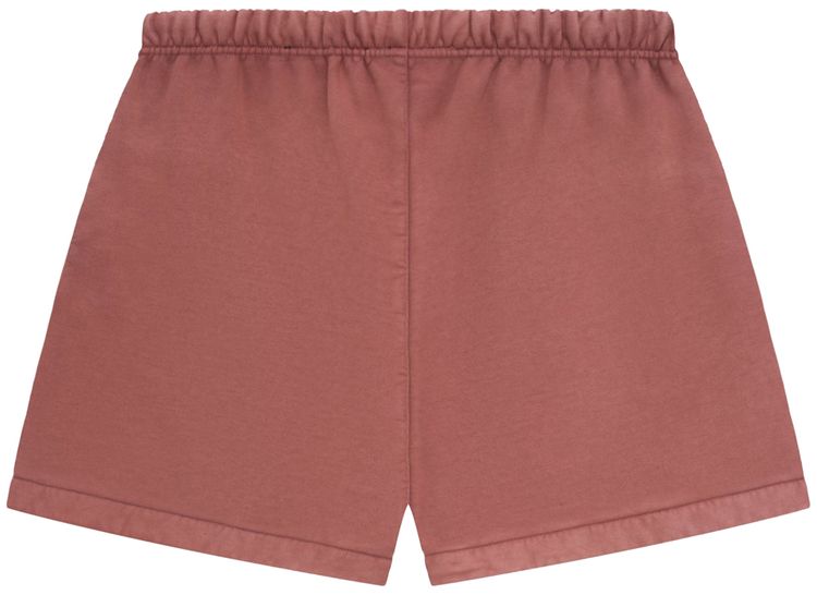 Шорты Fear of God Essentials Heavy Fleece Soccer Short 'Crimson', красный — фото 2