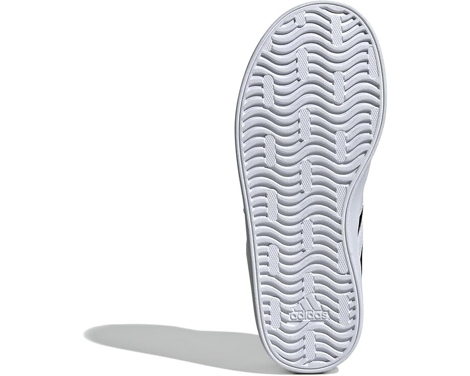 Кроссовки adidas Kids VL Court 3.0 Elastic Lace, цвет Black/White/Black — фото 3
