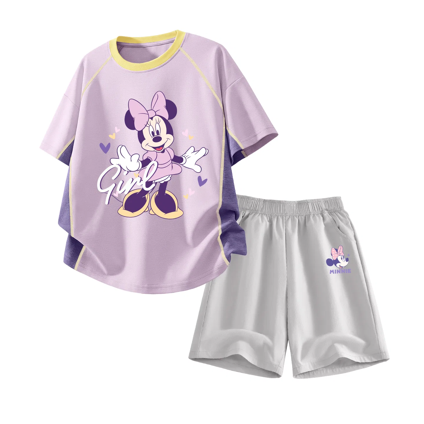 Детский спортивный костюм Casual Sportswear Disney, фиолетовый с серым