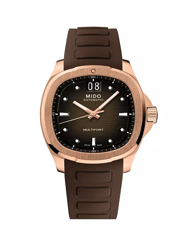 

Швейцарские часы с автоподзаводом Multifort коричневого цвета, унисекс, 40 мм Mido, brown