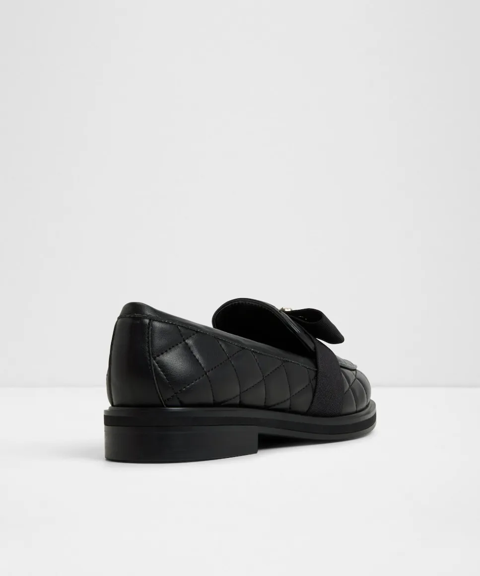 Женские мокасины с круглым носком Aldo, черный — фото 3