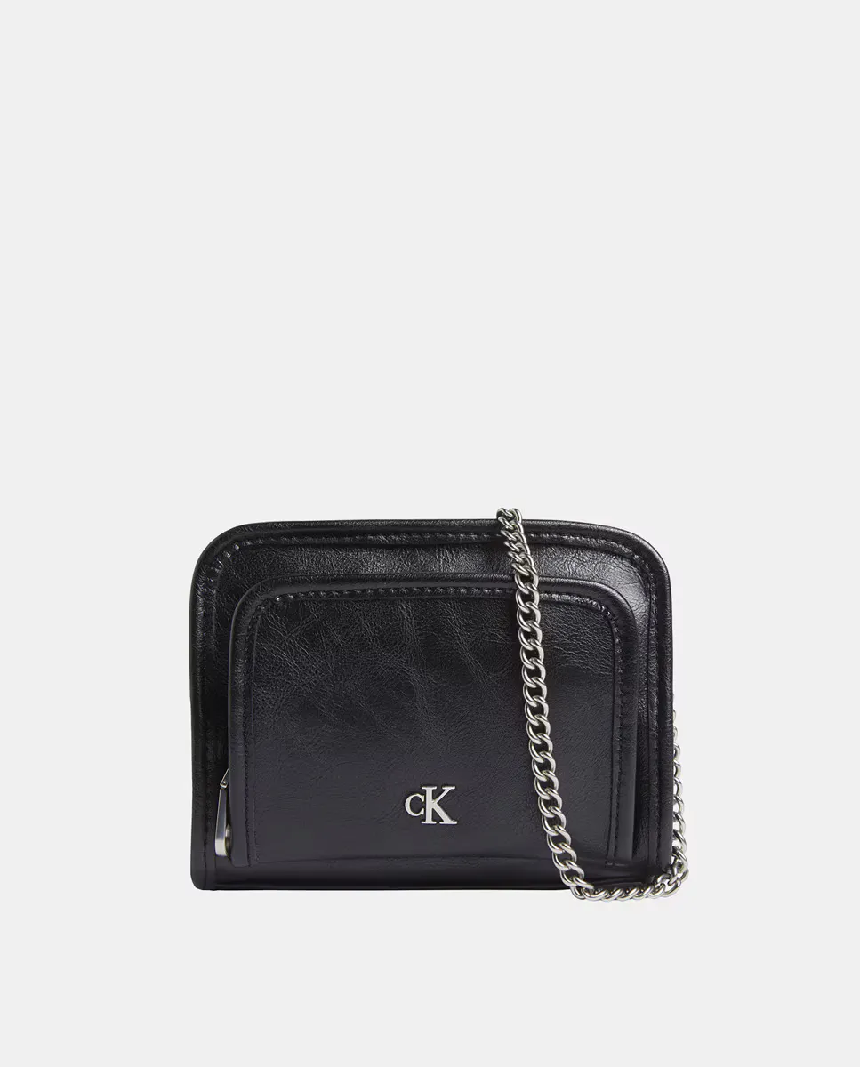 

Маленькая цепная сумка Calvin Klein, черный