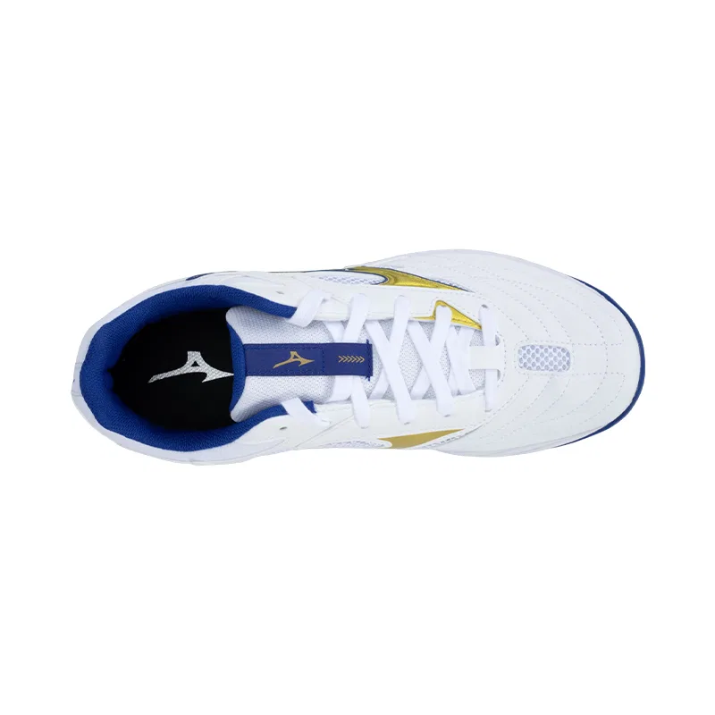 Кроссовки для настольного тенниса Mizuno WAVE DRIVE 9 Luxury Gold Blue — фото 4