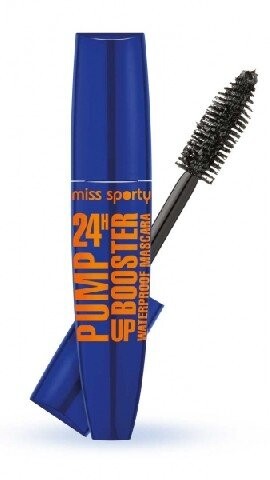 

Водостойкая тушь черная, 12 мл Miss Sporty, Pump Up Booster 24H