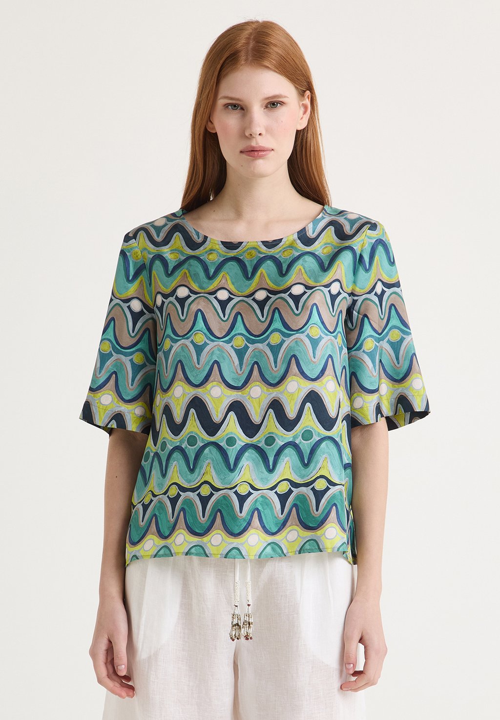 

Блуза COLLECTION PRINT Maliparmi, зеленый