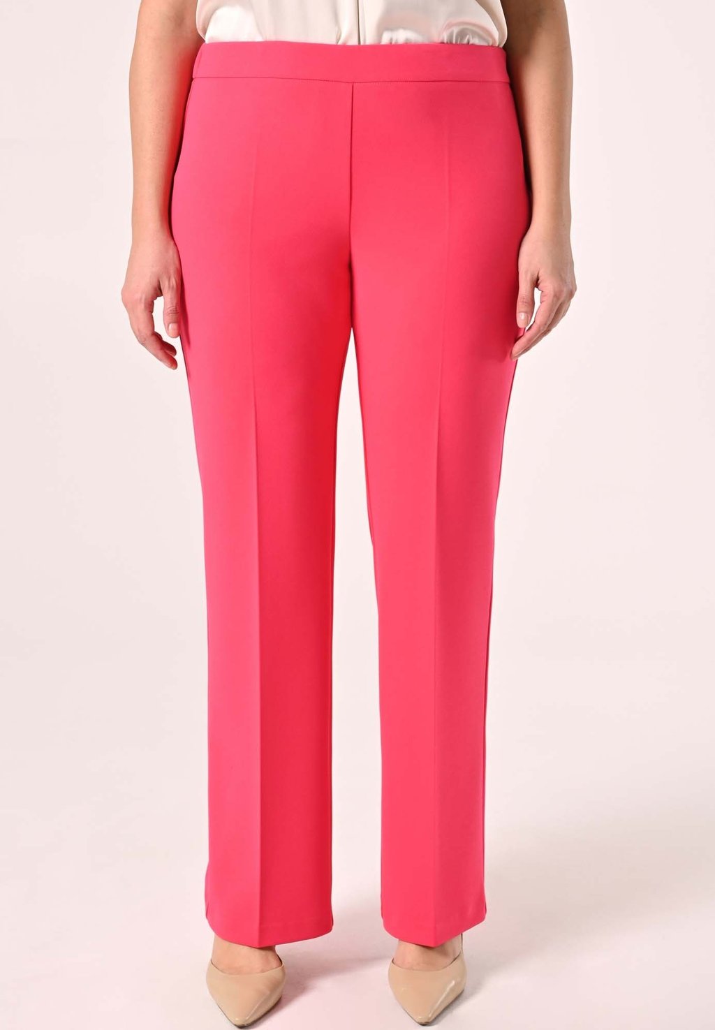 

Брюки CURVY IN CREPE Rinascimento, неоново-розовый