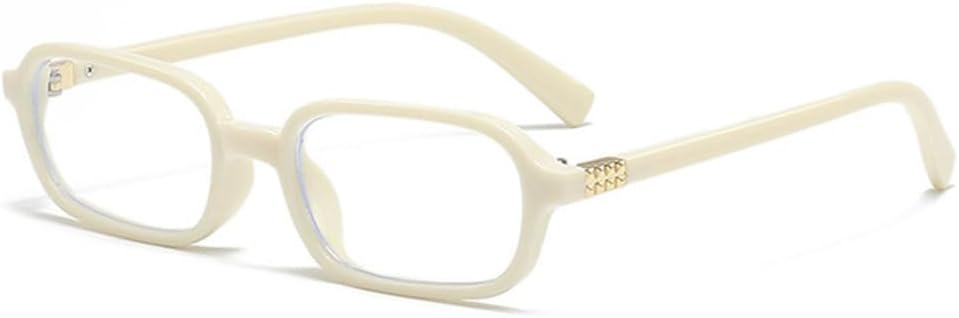 

2027 Модные маленькие прямоугольные солнцезащитные очки для женщин с защитой от УФ-излучения UV400, ретро-оправа с прозрачными линзами, мужские очки MTZJH, Beige Clear