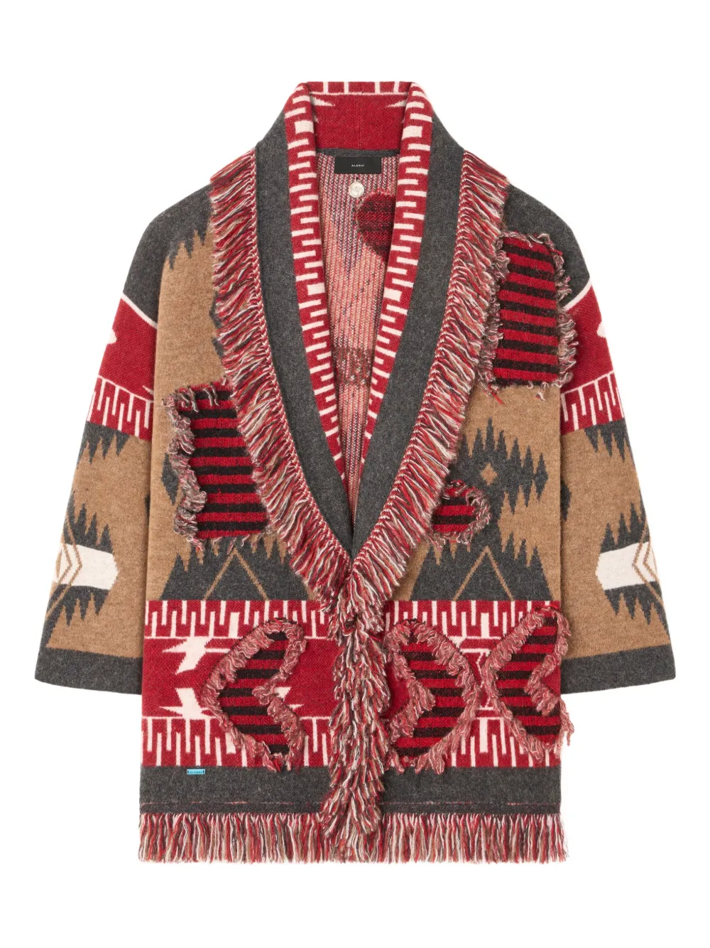 

Пальто Grunge Anthem с бахромой Alanui, коричневый