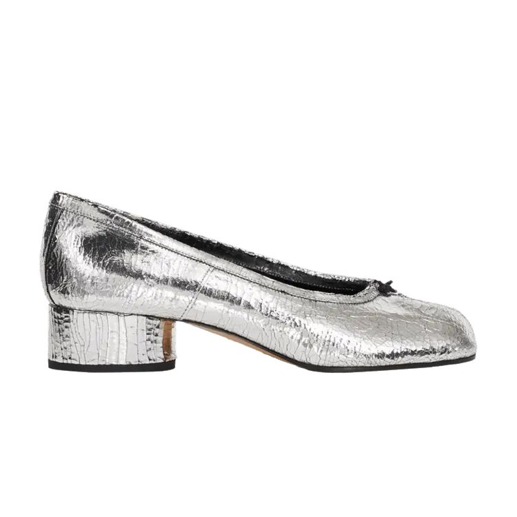 

Кроссовки Maison Margiela Wmns Tabi New Ballerina Broken Mirror - Silver, серебряный