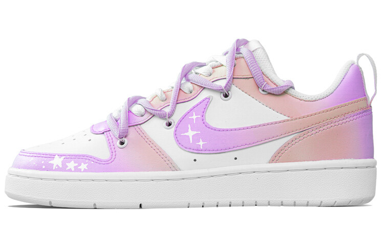 

Кроссовки Nike Court Borough Skateboard Shoes Women's Low-Top Pink/White, Розовый, Кроссовки Nike Court Borough Skateboard Shoes Women's Low-Top Pink/White