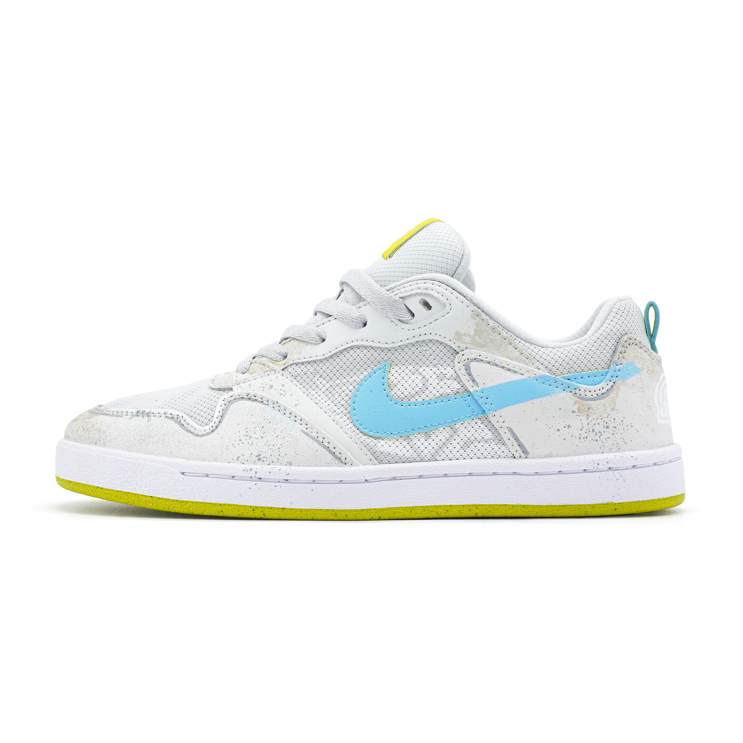

Nike Кроссовки для скейтбординга SB Alleyoop Go To Future Low top мужские белые серые