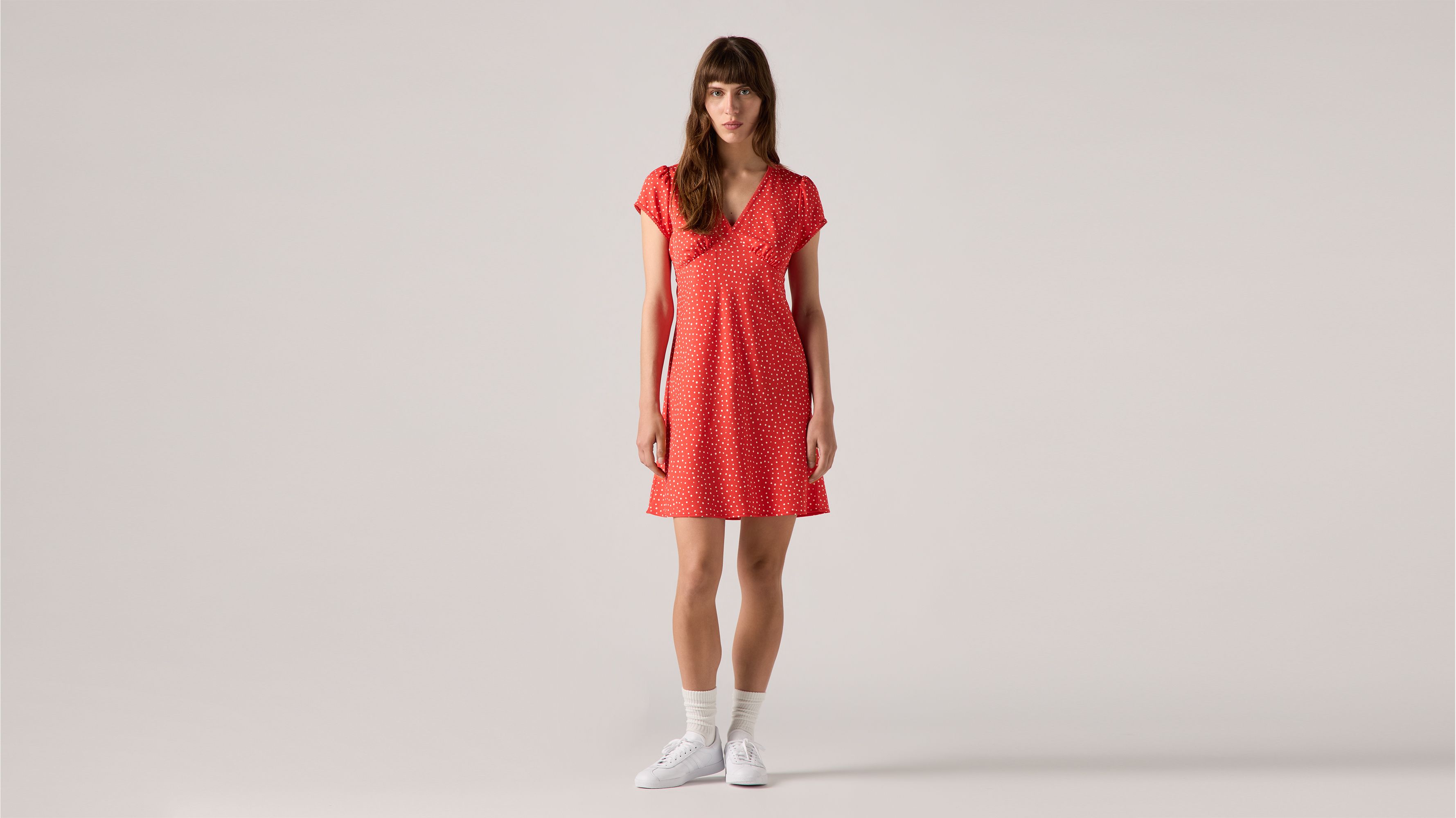

Платье Myla с короткими рукавами Levi's, цвет Annette Ditsy Floral - Red